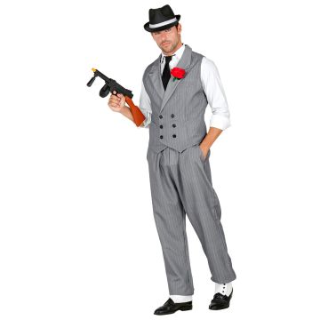 Gangster kostuum voor heren met vest