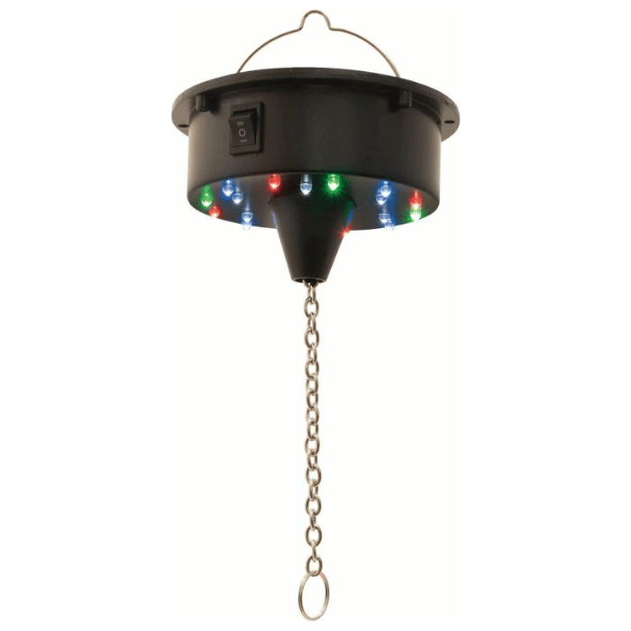 Discobalmotor met LED-verlichting