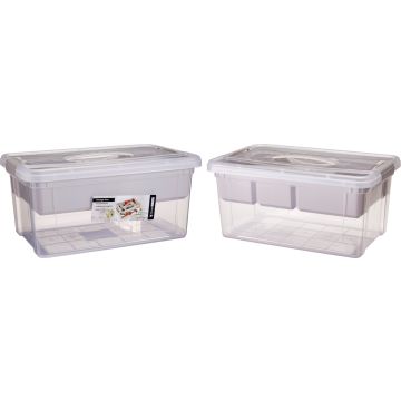 Opbergdoos 9000 ml met handvat en organizer