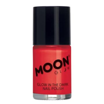 Oplichtende Nagellak Rood 14 ml Moon Creations 