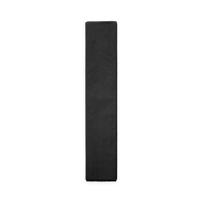 Zwart crepe streamerpapier 50x250 cm