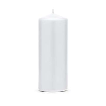 Matte Witte Kaarsen 6x - 15 x 6 cm