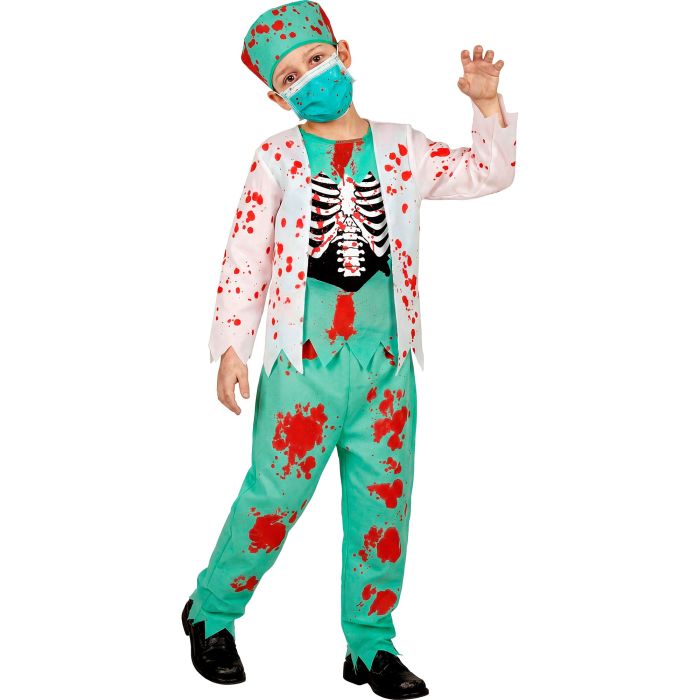 Zombiedokterskostuum voor jongens