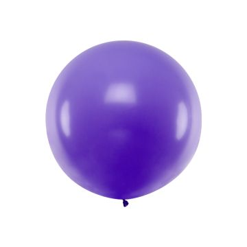 Enorme Pastel Paarse Ballon - 1 meter