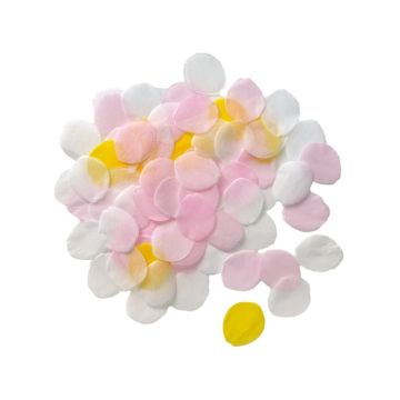 Mooie losse rozenblaadjesconfetti in verschillende kleuren