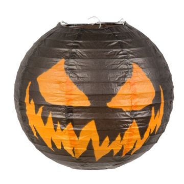 Enge halloween pompoenlantaarn - Ø 25 cm