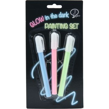 Lichtgevende verfpakket met 3 kleuren