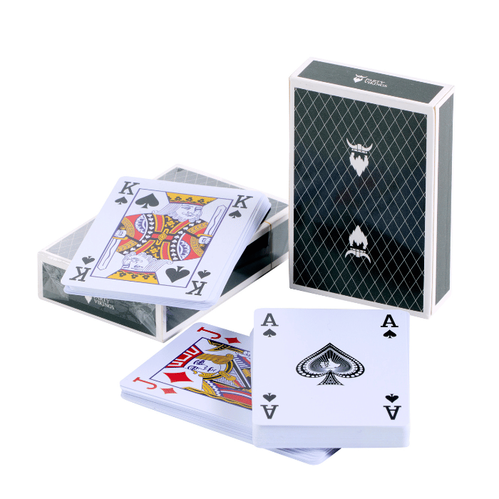 Kaartspel klassiek plastic incl. 4 jokers PartyVikings speelkaarten