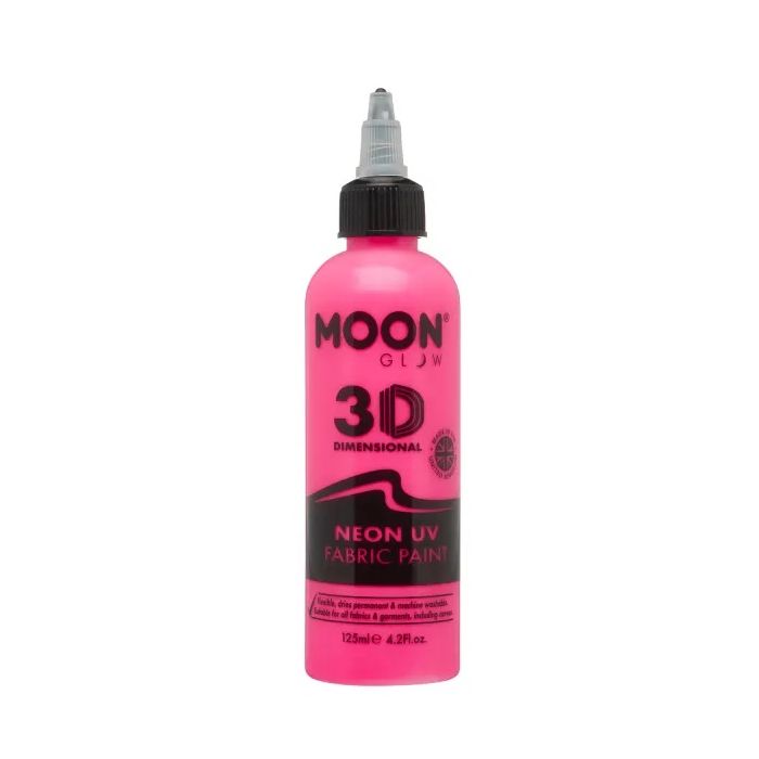 Neon UV Textielverf Pink 125 ml Moon Creations