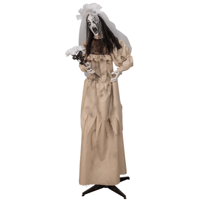 Zombie bruid beweging, licht en geluid - 174 cm