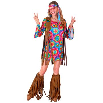 Hippie kostuum voor dames - 4 delen