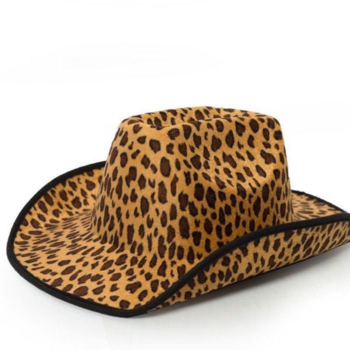 Leopard cowboyhoed
