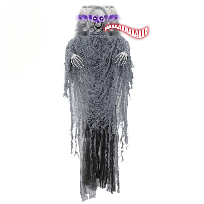 Spook met sensor beweging, geluid, licht - 100 cm