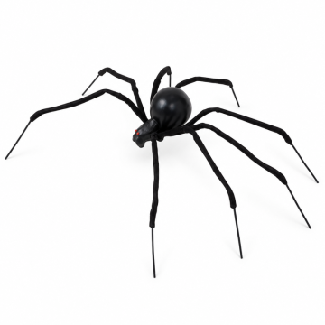 Vormbare enorme zwarte weduwe spin - 110 cm