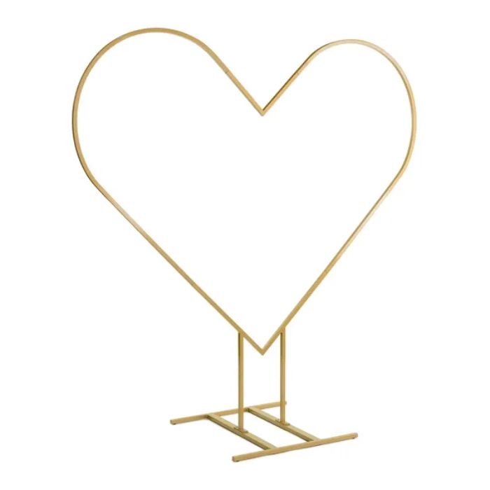 Hartvormige backdrop statief 2 m goud 