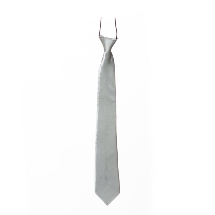 Stropdas 50 cm zilver