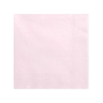 Roze servetten 20x - 33x33 cm