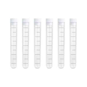 Reageerbuis 6x met stopper - 13 ml