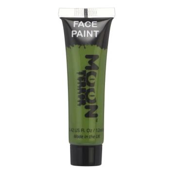 Halloween gezicht- en lichaamsverf, groen Moon Creations - 12 ml 