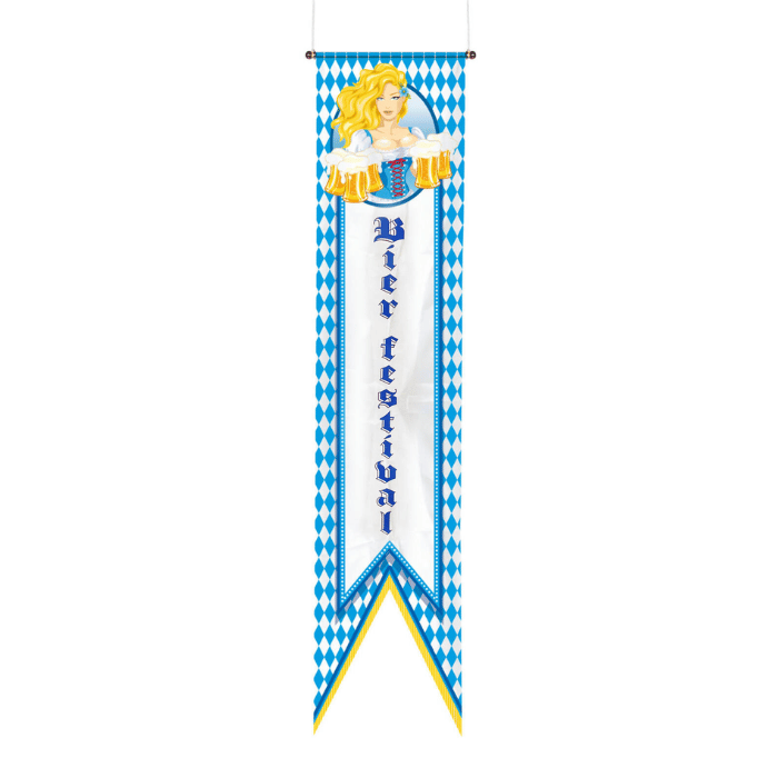 Oktoberfest bierkrus banner - 40x180 cm