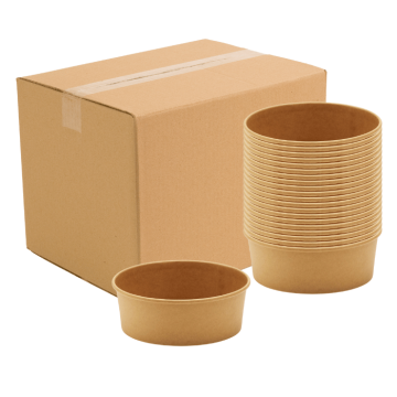 1200 ml kom 300x wegwerp papkom