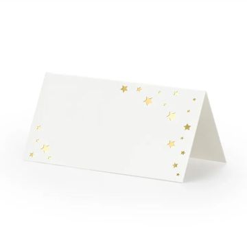 Tafelkaarten met Gouden Sterren 10x