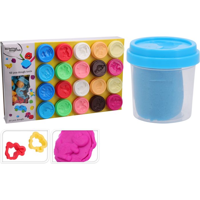 Kleiset met 20 potten en 42 accessoires