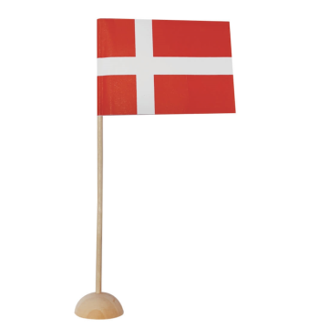 Tafelvlag op houten voet 4x - 15 cm