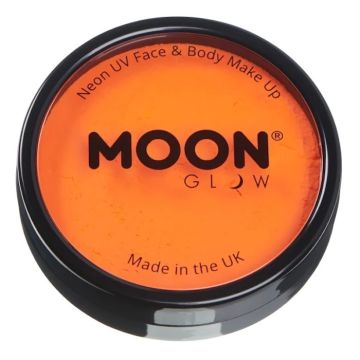 Neon UV Gezichts- en Lichaamsverf Intens Oranje 36 g Moon Creations