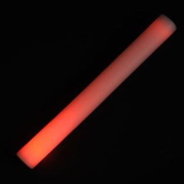 LED schuimstok Oranje - 47 cm