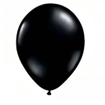 Ballonnen zwart 100x - 22 cm