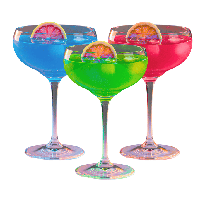 Coupe cocktailglazen 4x - 240 ml
