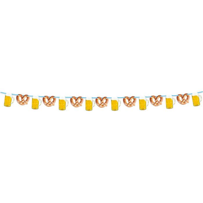 Oktoberfest Papieren Slinger Met Kringels En Bier - 10 meter