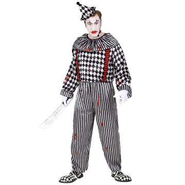 Oudmodisch clownkostuum voor heren