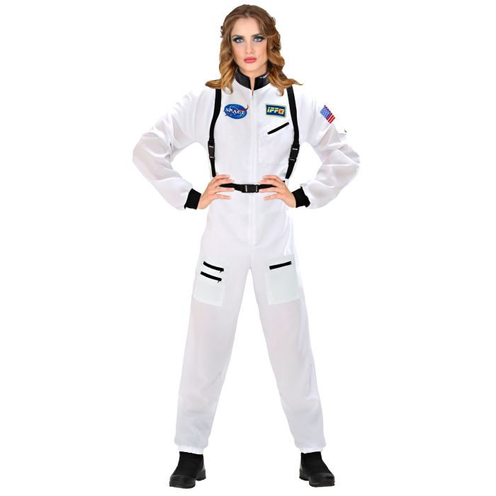 Wit astronautenkostuum voor dames