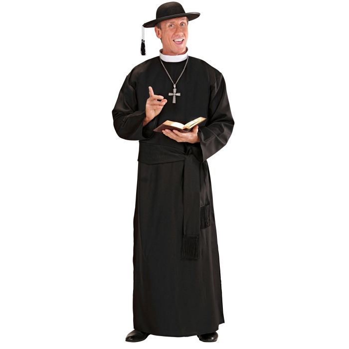 Priestercostuum met jurk voor volwassenen