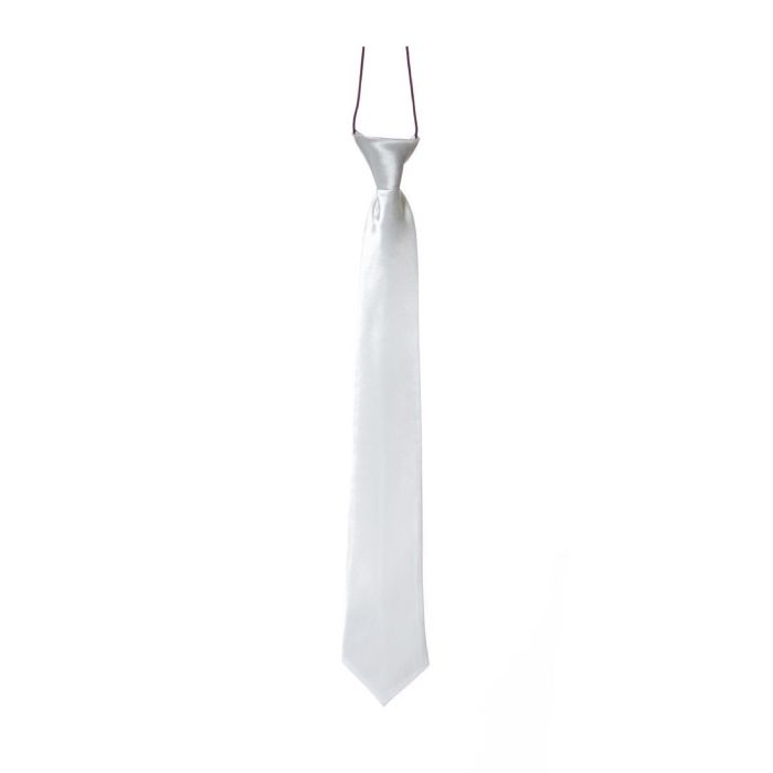 Witte stropdas - 50 cm