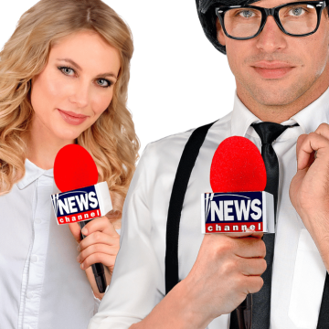 Journalist microfoon - 25 cm