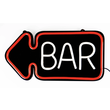 Neon bar bord - 50x24x2,5 cm