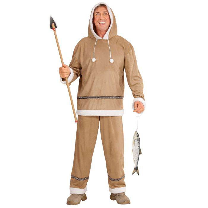 Eskimo kostuum voor heren met anorak