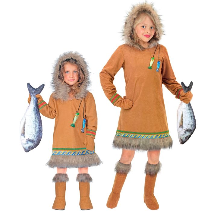 Eskimo kostuum voor meisjes - 3 delen