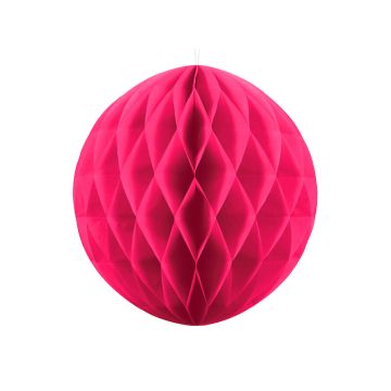 Honingraat in donkerroze - Ø30 cm