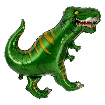 Dinosaurus T-rex folieballon groen 84 cm