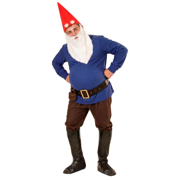 Blauw kerstman kostuum voor heren