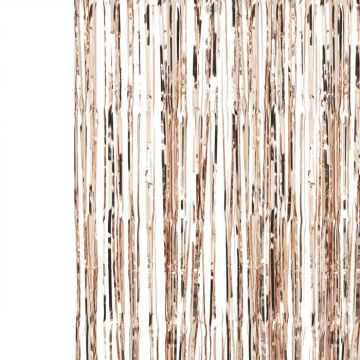 Rose Gold Franje Gordijn - 2,5 x 1 meter