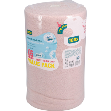 Microvezeldoek rol met 100 stk - 30x30 cm
