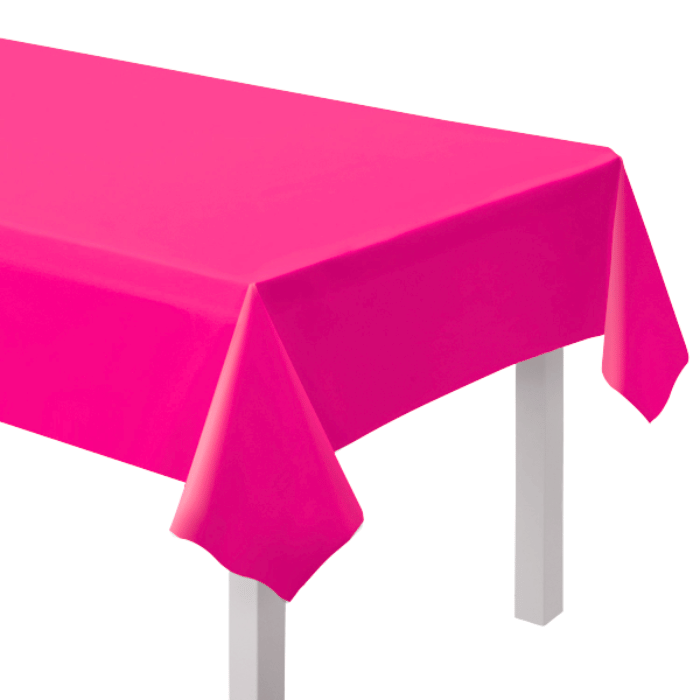 Roze papieren tafelkleed - 120x180 cm