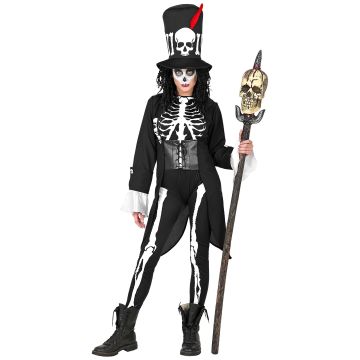 Voodoo Skeletvrouw kostuum voor dames