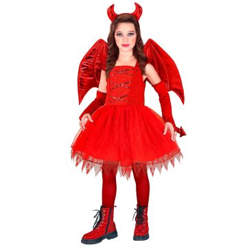 Demonen kostuum voor meisjes - 5 delen