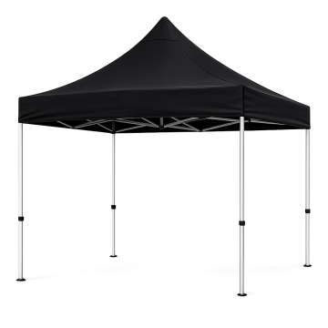 Buiten sterke paviljoen 3x3 m zwart - 19,5 kg